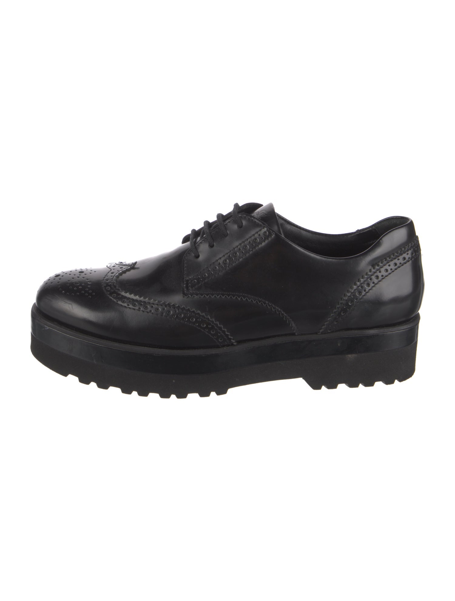 Hogan Leather Lasercut Accents Oxfords