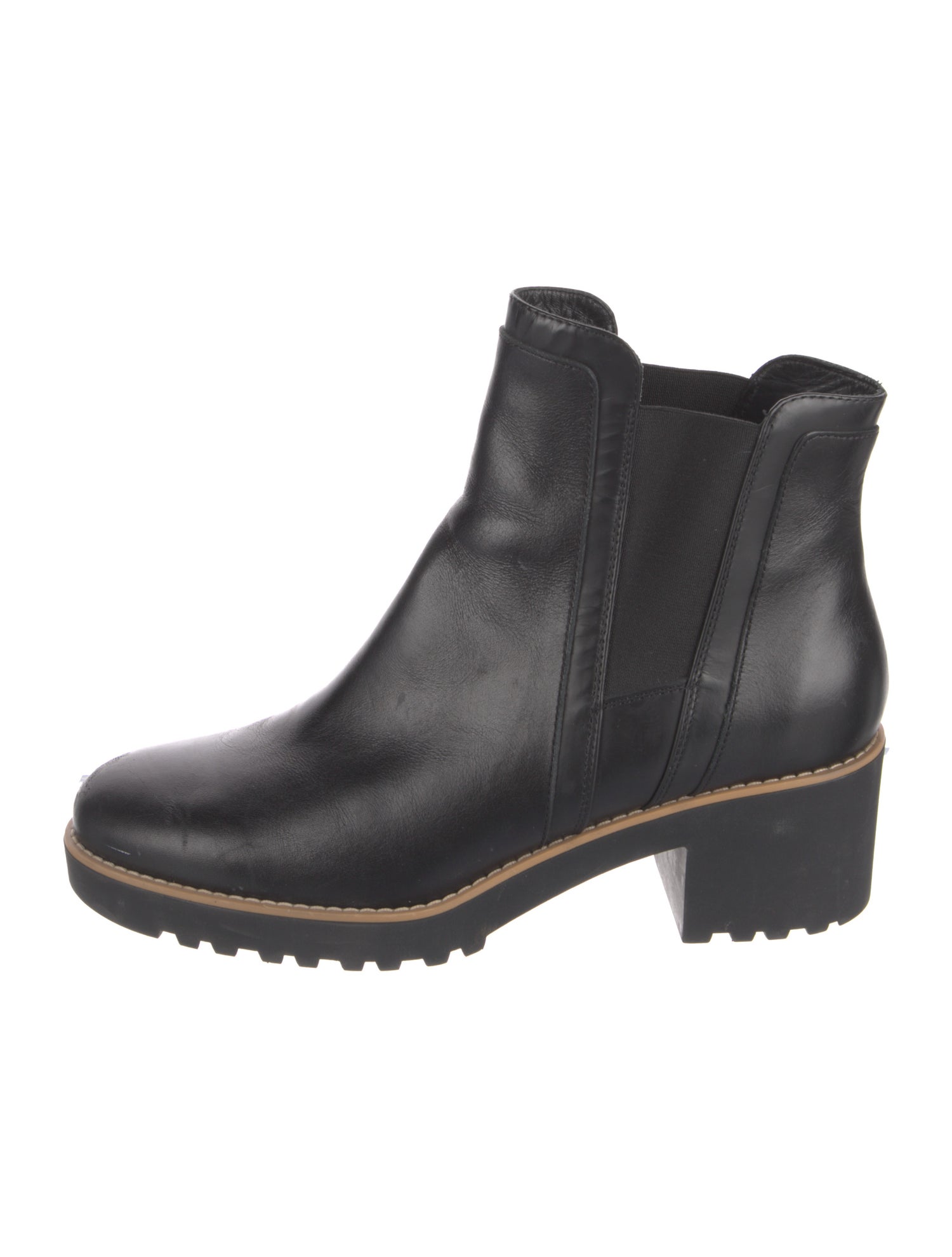 Hogan Leather Chelsea Boots