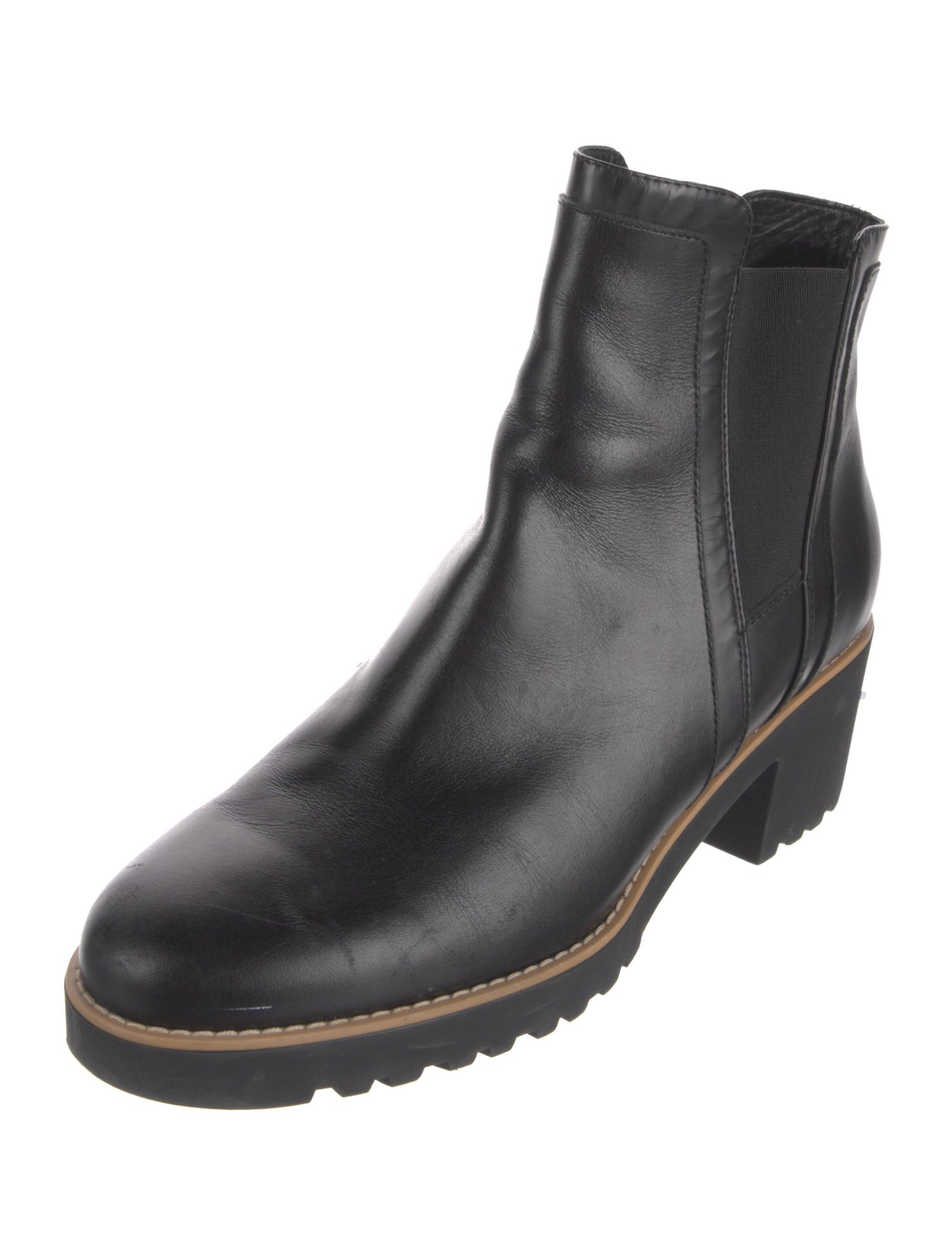 Hogan Leather Chelsea Boots