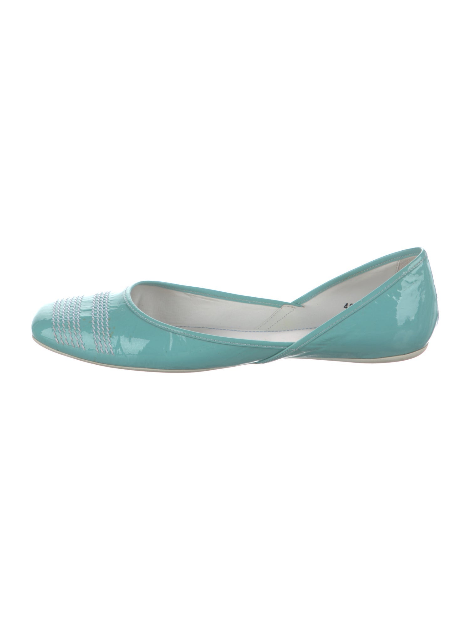 Hogan Patent Leather D'Orsay Flats
