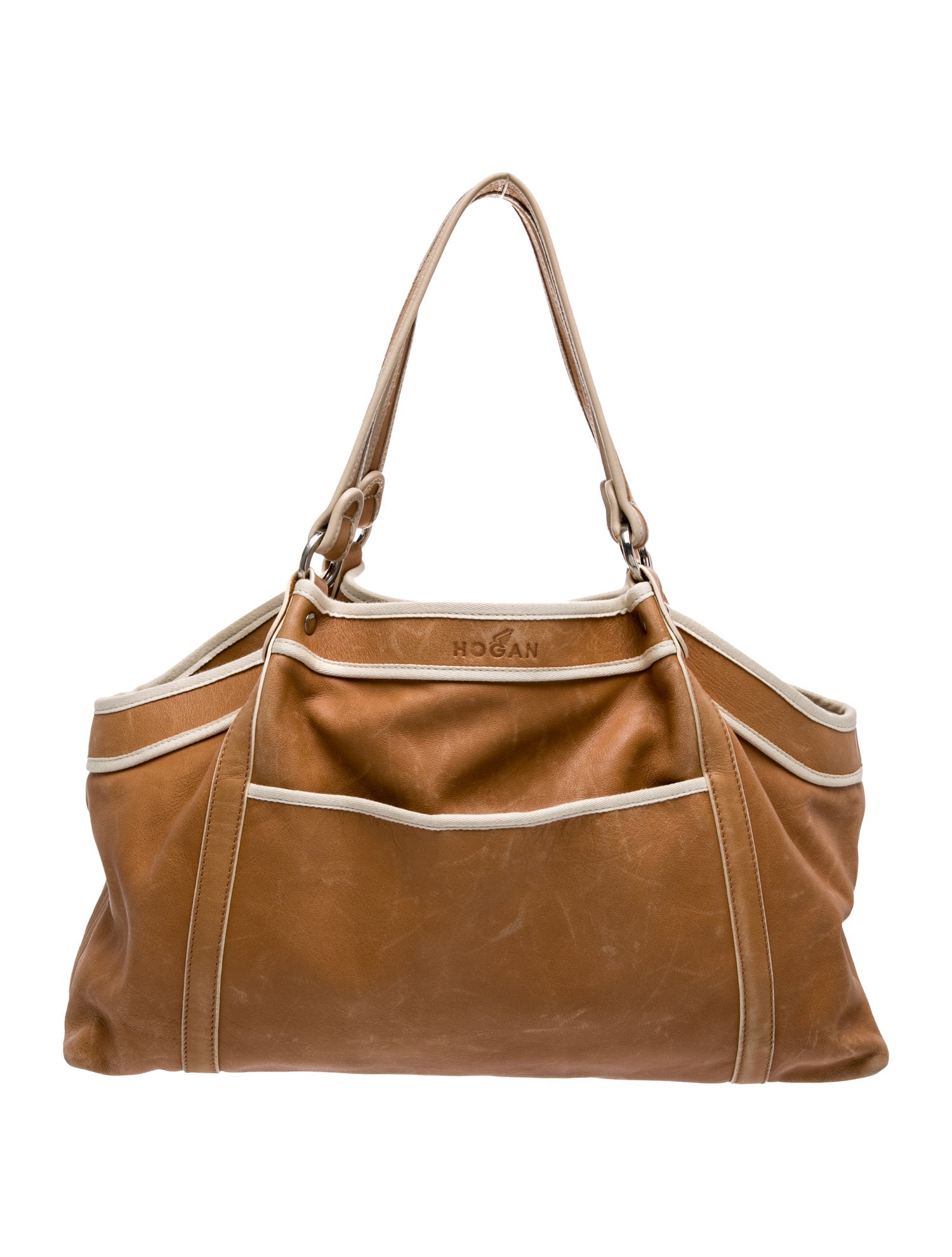 Hogan Leather Hobo