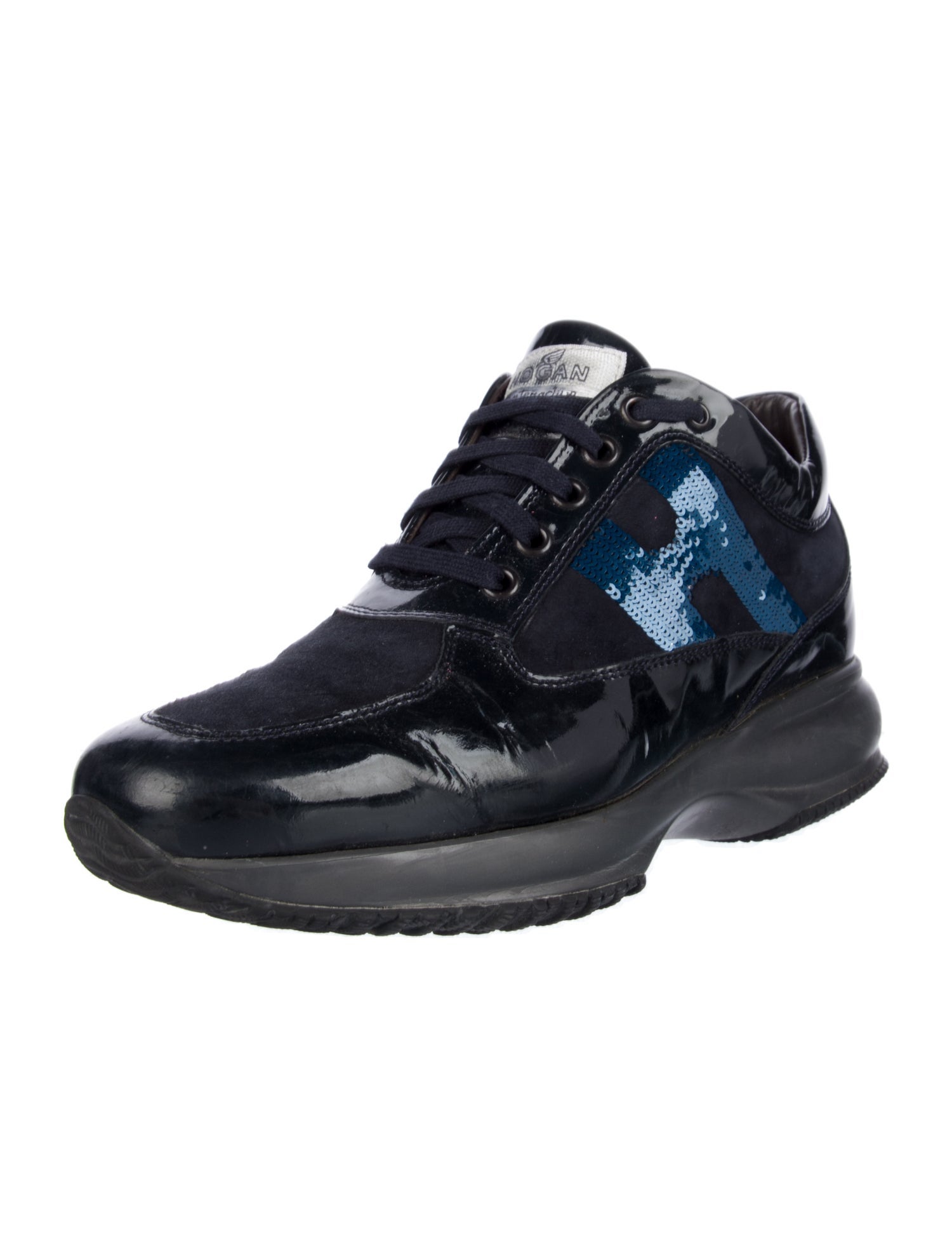 Hogan Suede Printed Sneakers