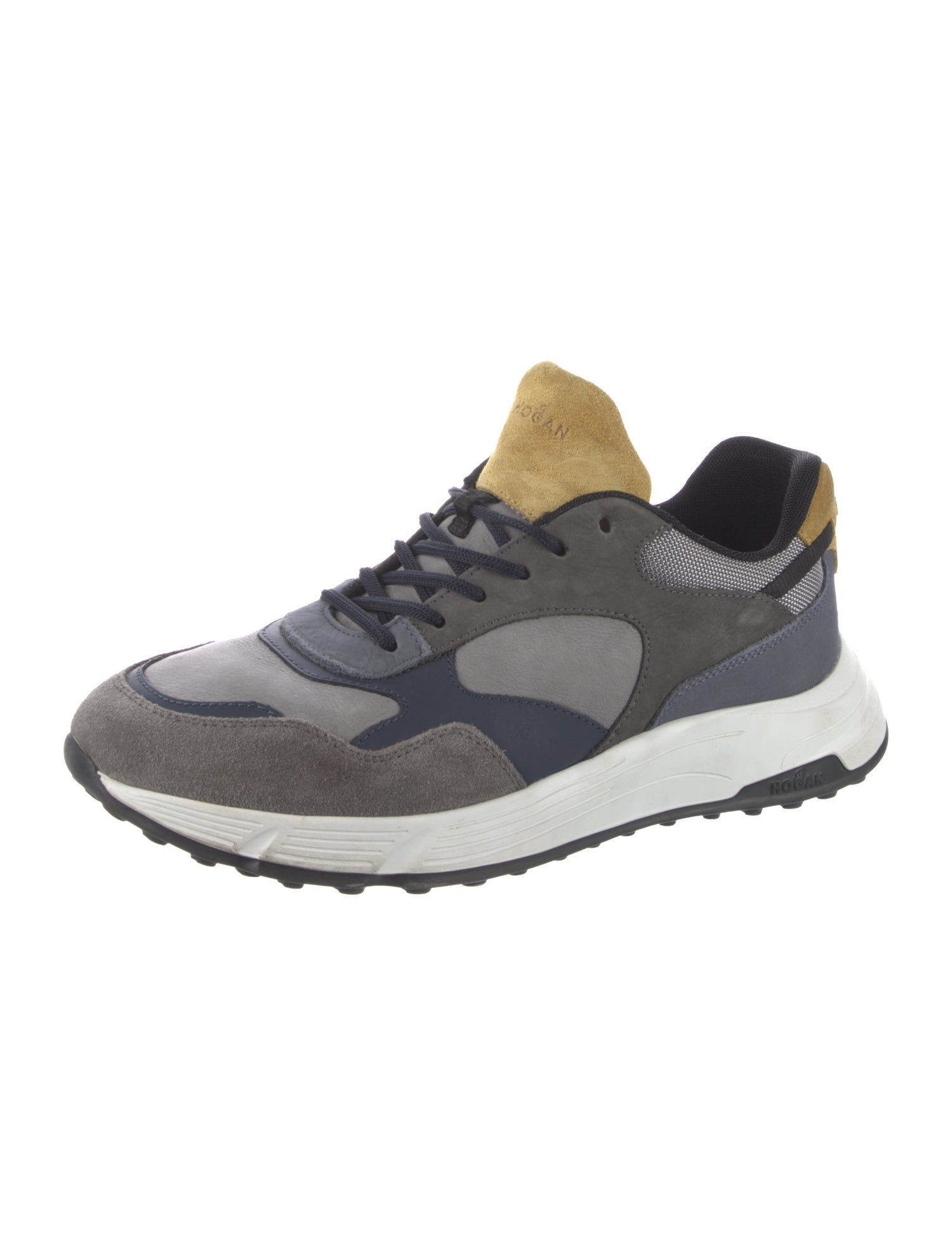 Hogan Suede Printed Athletic Sneakers