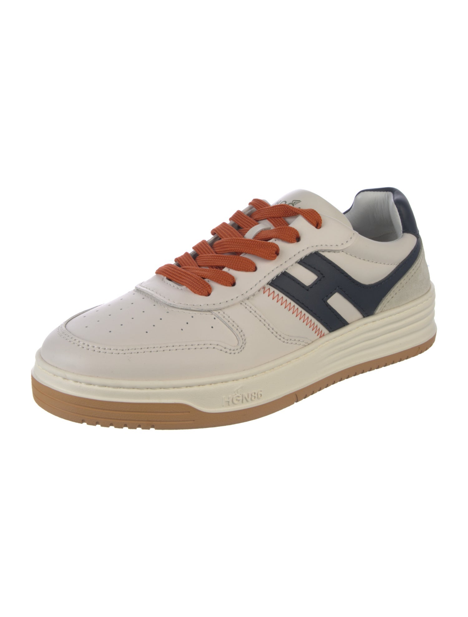 Hogan Leather Printed Sneakers