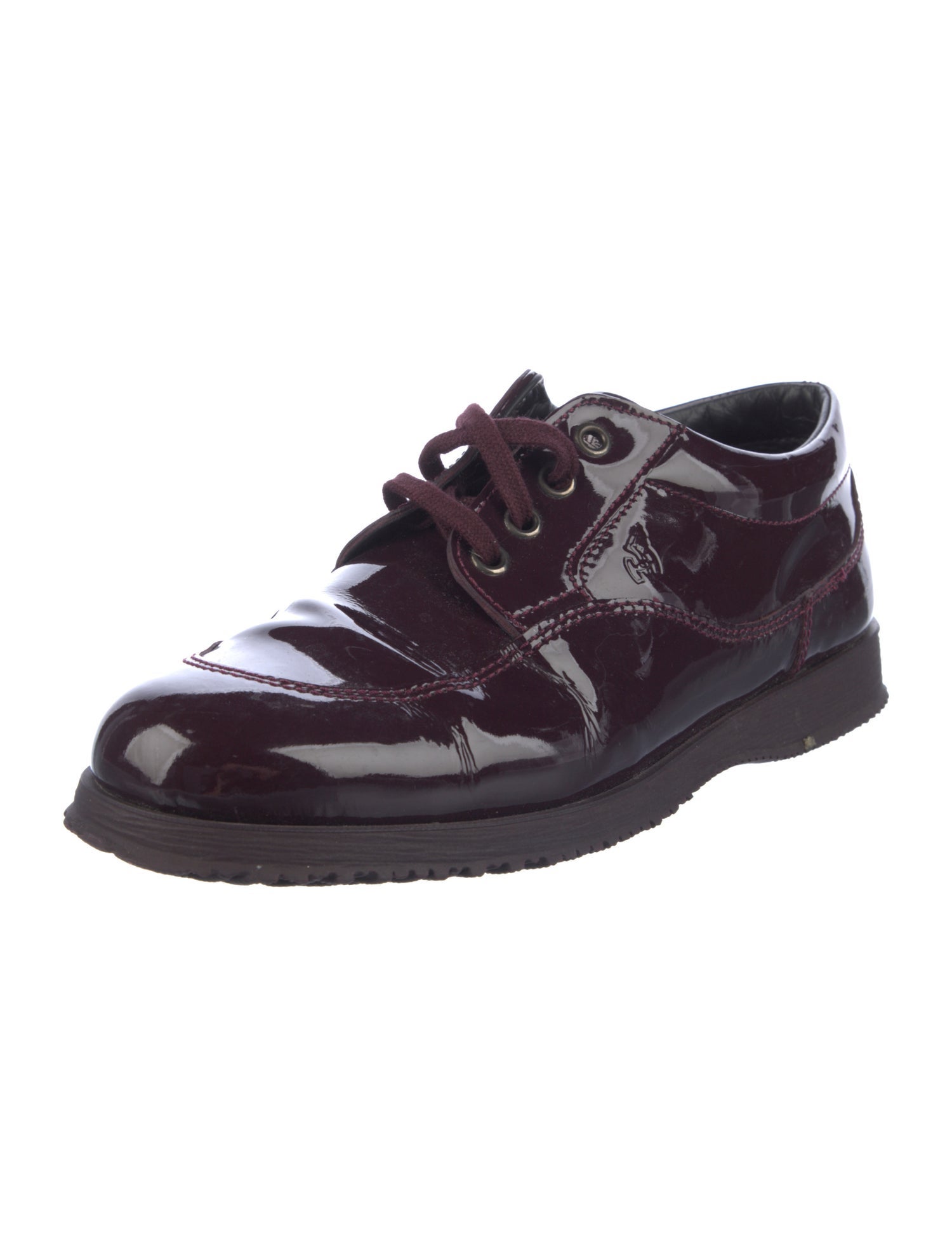 Hogan Patent Leather Oxfords