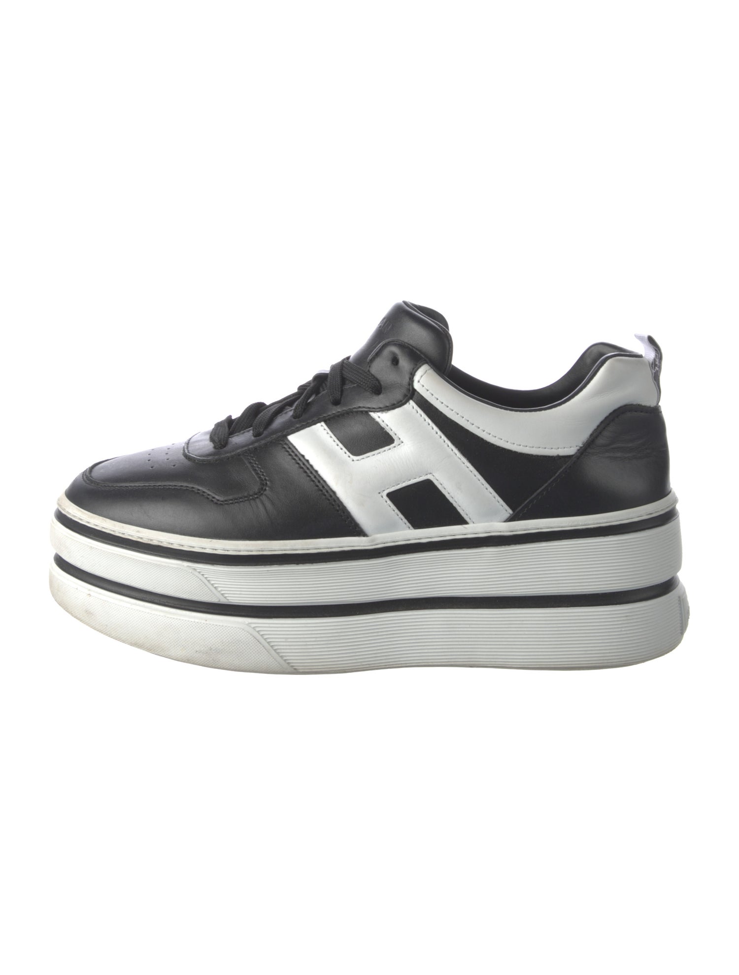Hogan Leather Printed Sneakers