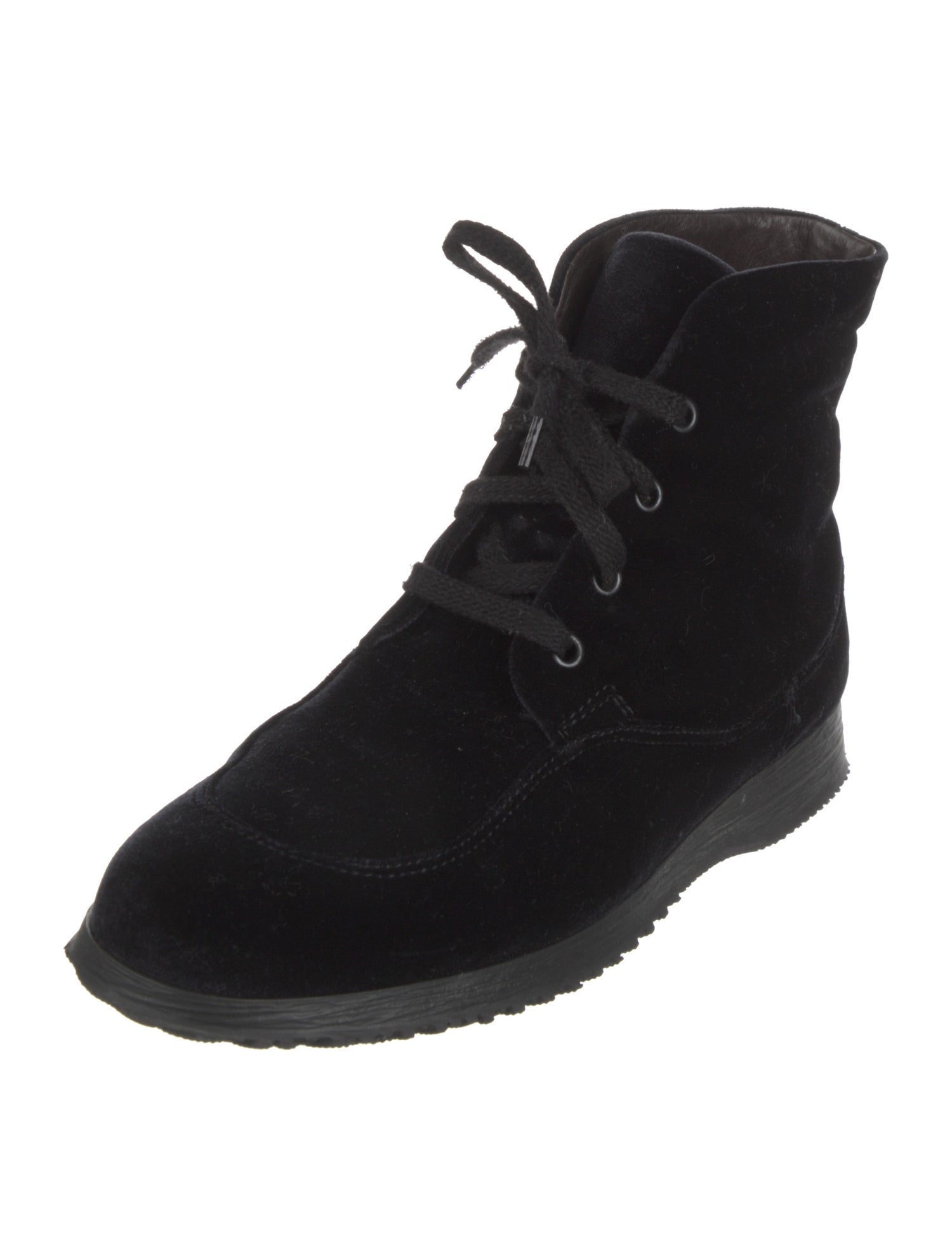 Hogan Suede Lace-Up Boots