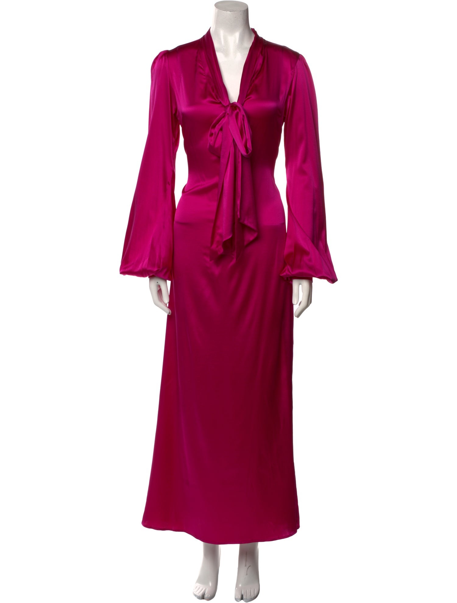 House of Aama Silk Long Dress