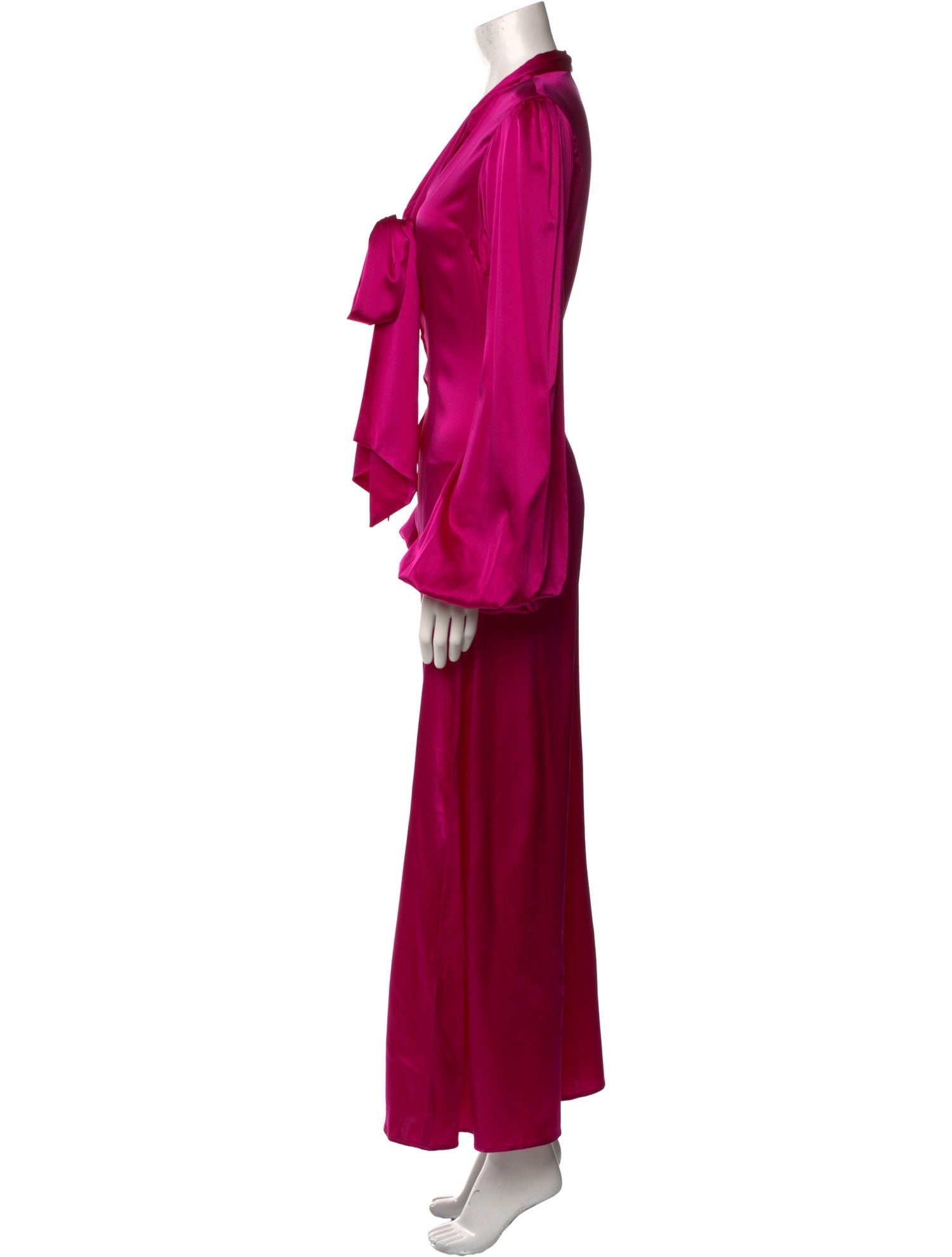 House of Aama Silk Long Dress