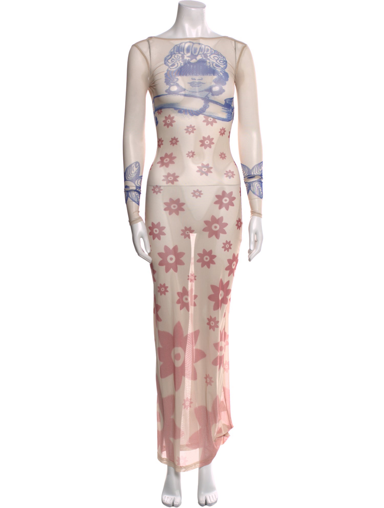 House of Aama Nylon Long Dress