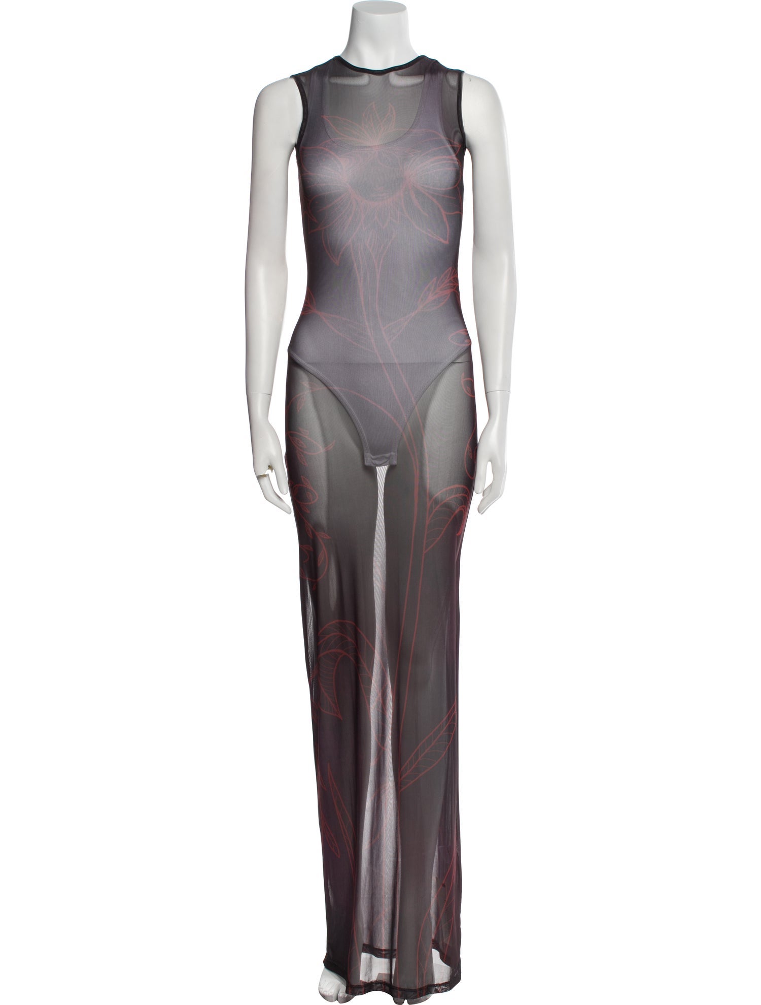 House of Aama Nylon Long Dress