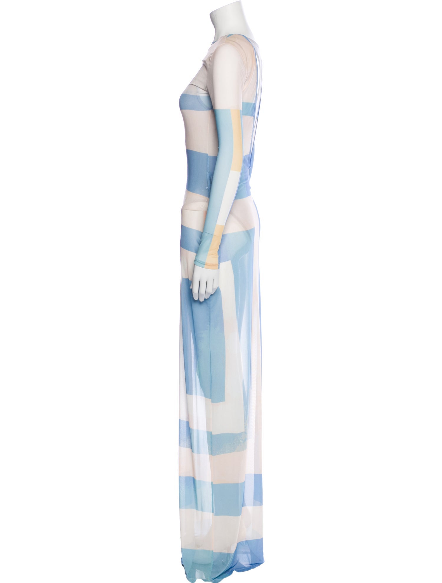 House of Aama Striped Long Dress w/ Tags