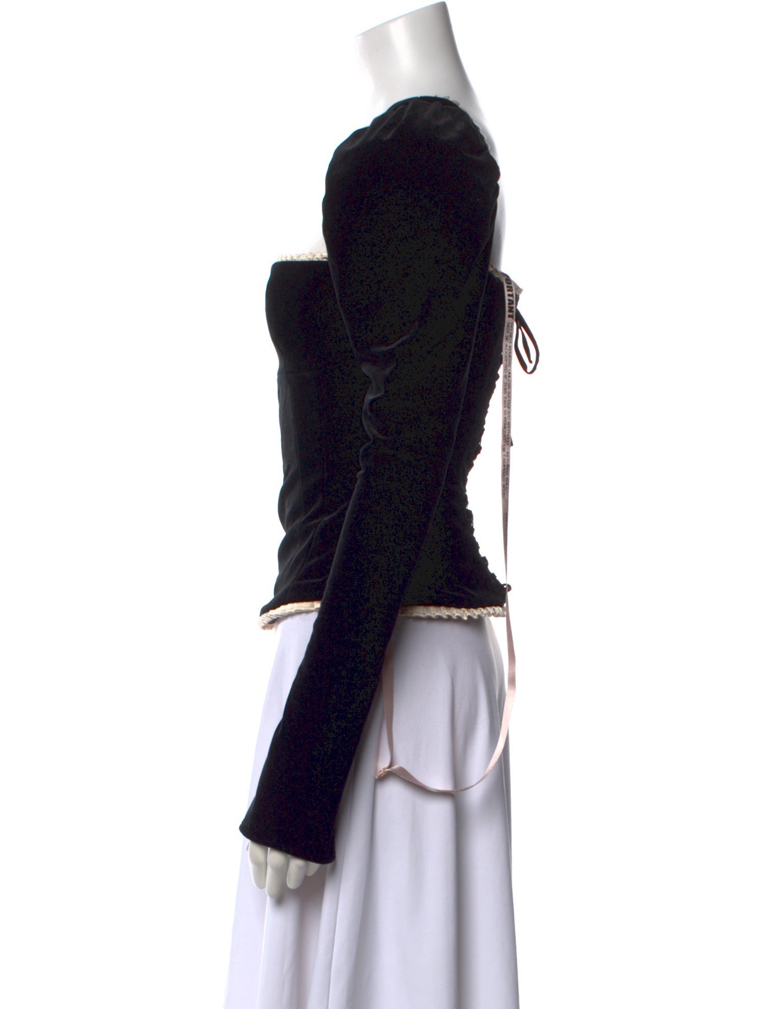 House of CB Square Neckline Long Sleeve Top w/ Tags