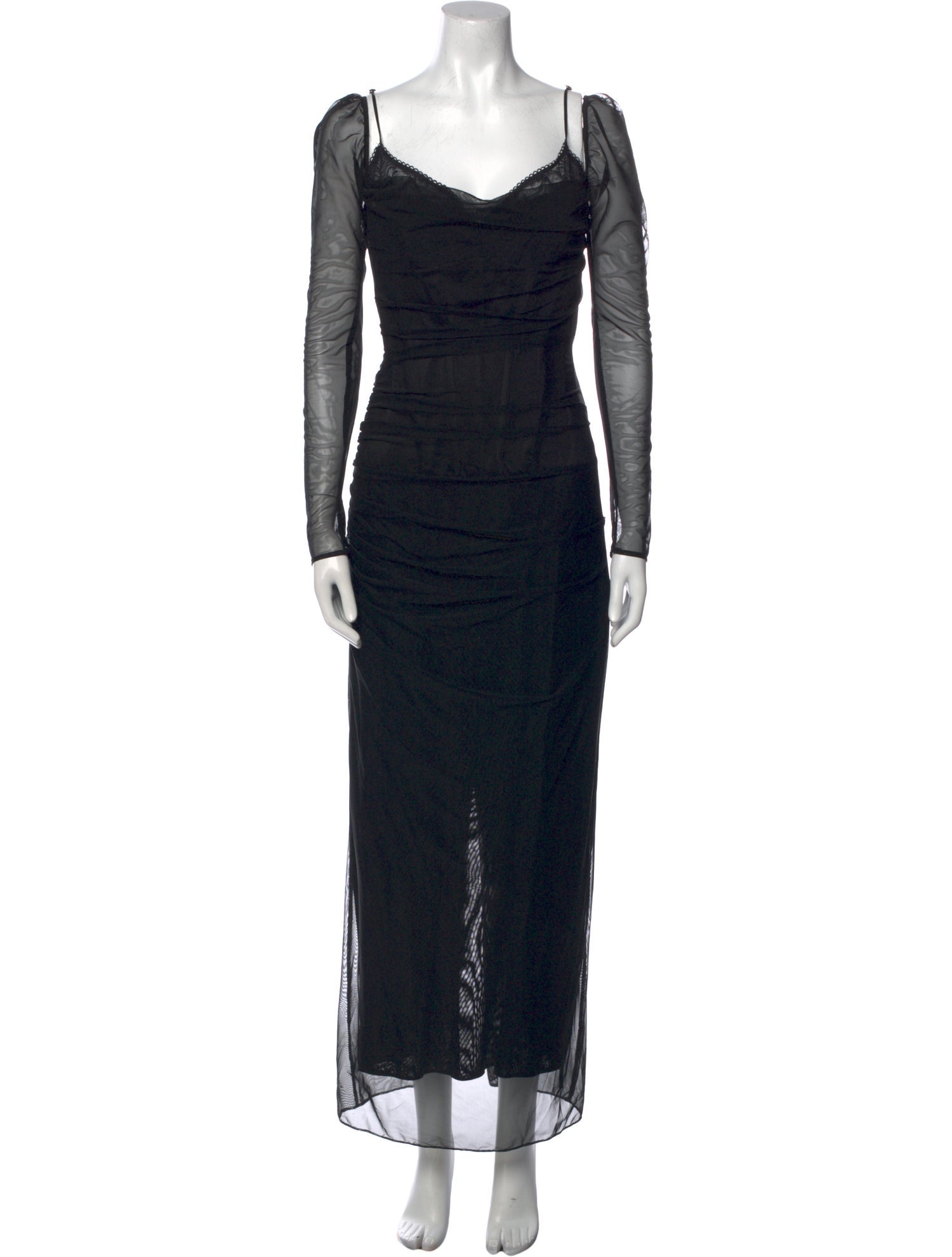House of CB Cowl Neck Long Dress