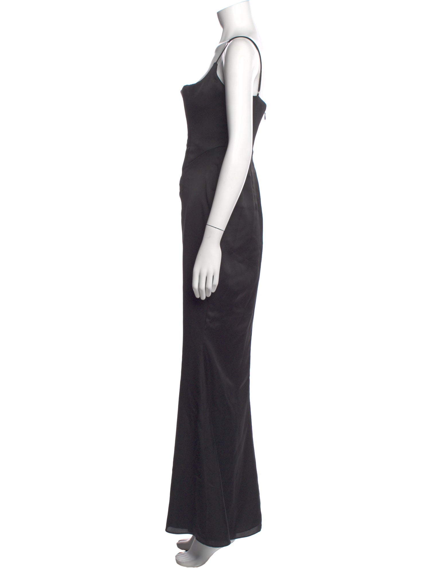 black mid thigh dress Elegant Black Bodycon Dress V-Neck Mid Thigh Length main image 0