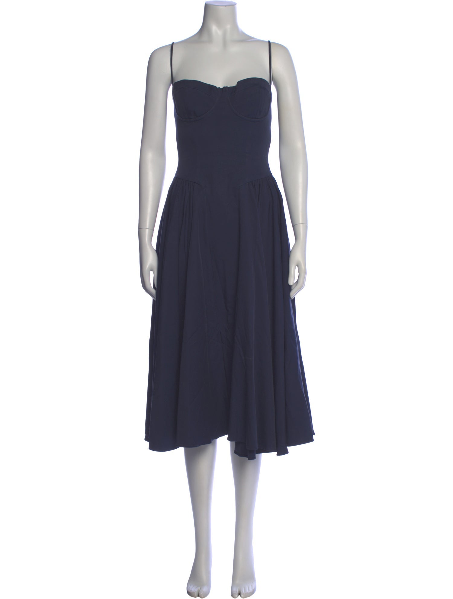 House of CB Strapless Midi Length Dress - Blue Dresses, Clothing -  WHOCB20550 | The RealReal