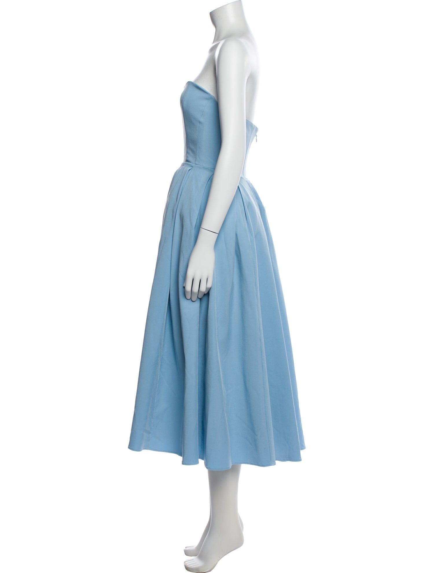 princess polly baby blue dress HOUSE OF CB ARIELA RUFFLE MAXI BLUE DRESS SIZE 8,10,12 – Curated Collection main image 0