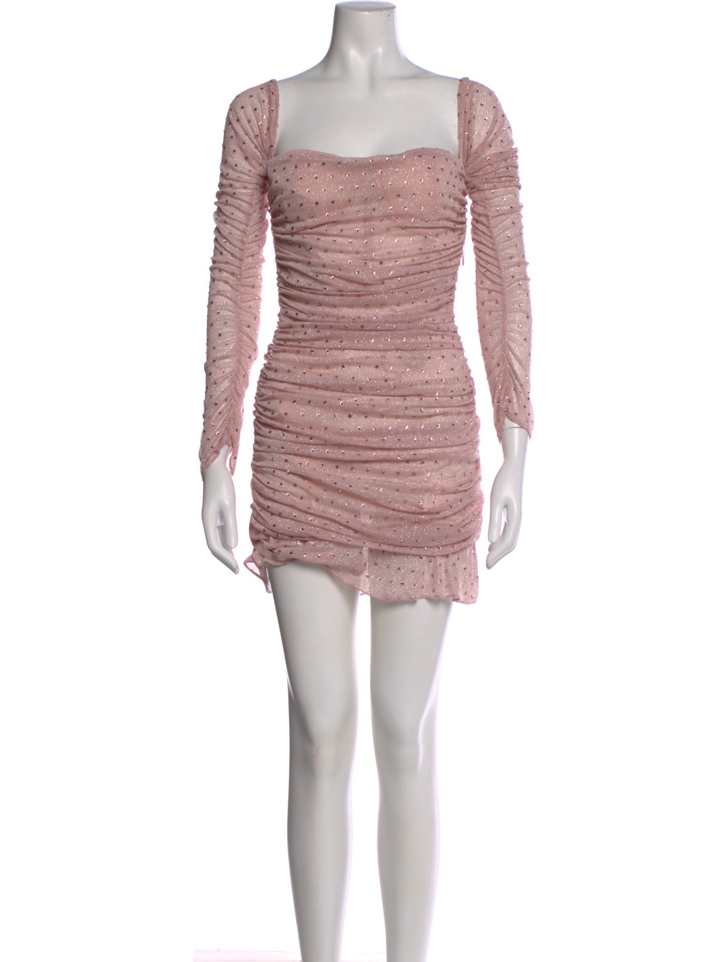 House Of Cb Dresses | House Of Cb 'Estella' Soft Pink Crystallised Dress Nwot | Color: Pink | Size: S | Bobinaqu's Closet