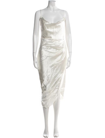 House of CB Cowl Neck Midi Length Dress w/ Tags