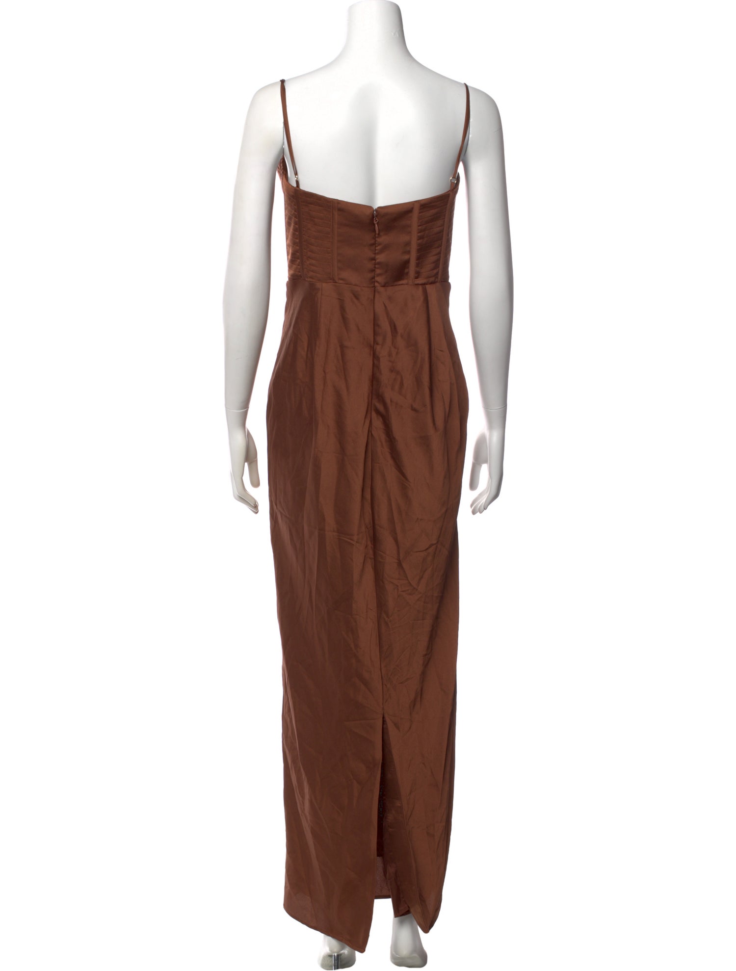 House of CB Strapless Long Dress - Brown Dresses, Clothing - WHOCB21090