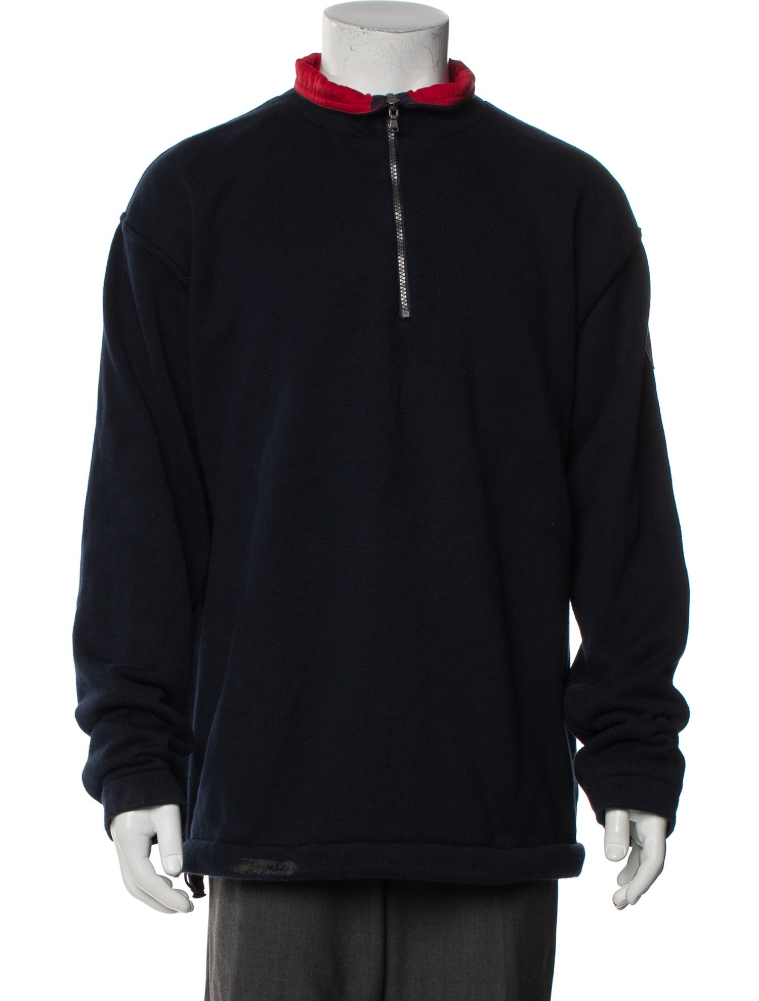 Holebrook Sweden Mock Neck Long Sleeve Polo Sweater