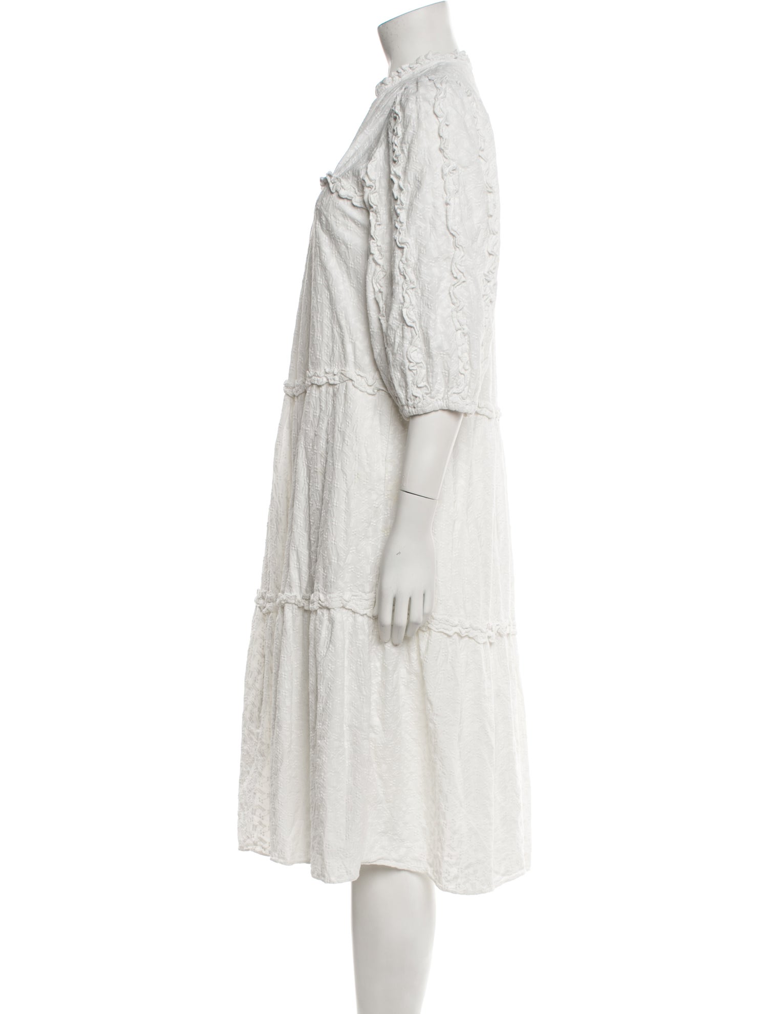 Hofmann Copenhagen V-Neck Midi Length Dress