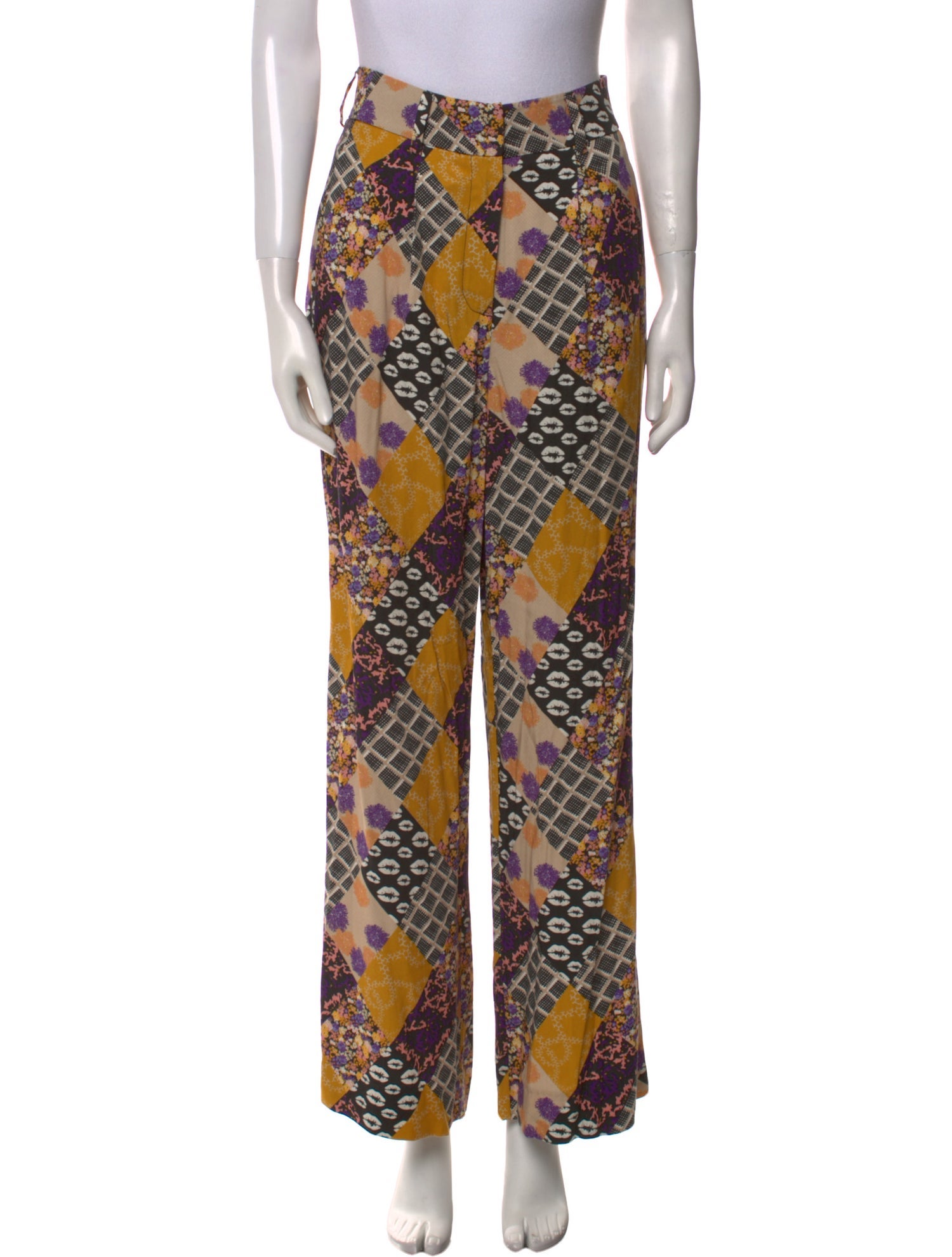 Hofmann Copenhagen Printed Wide Leg Pants