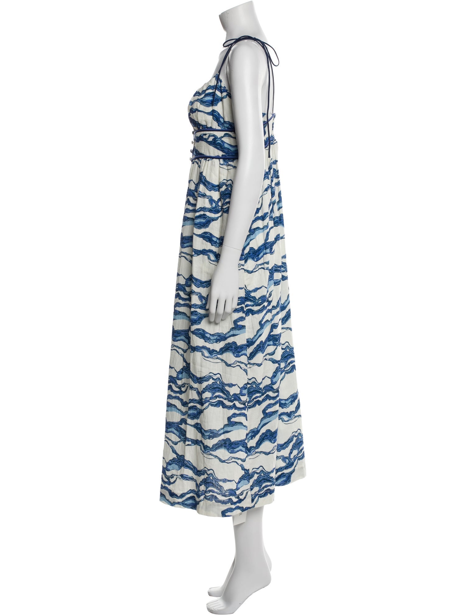 Hofmann Copenhagen Floral Print Long Dress w/ Tags