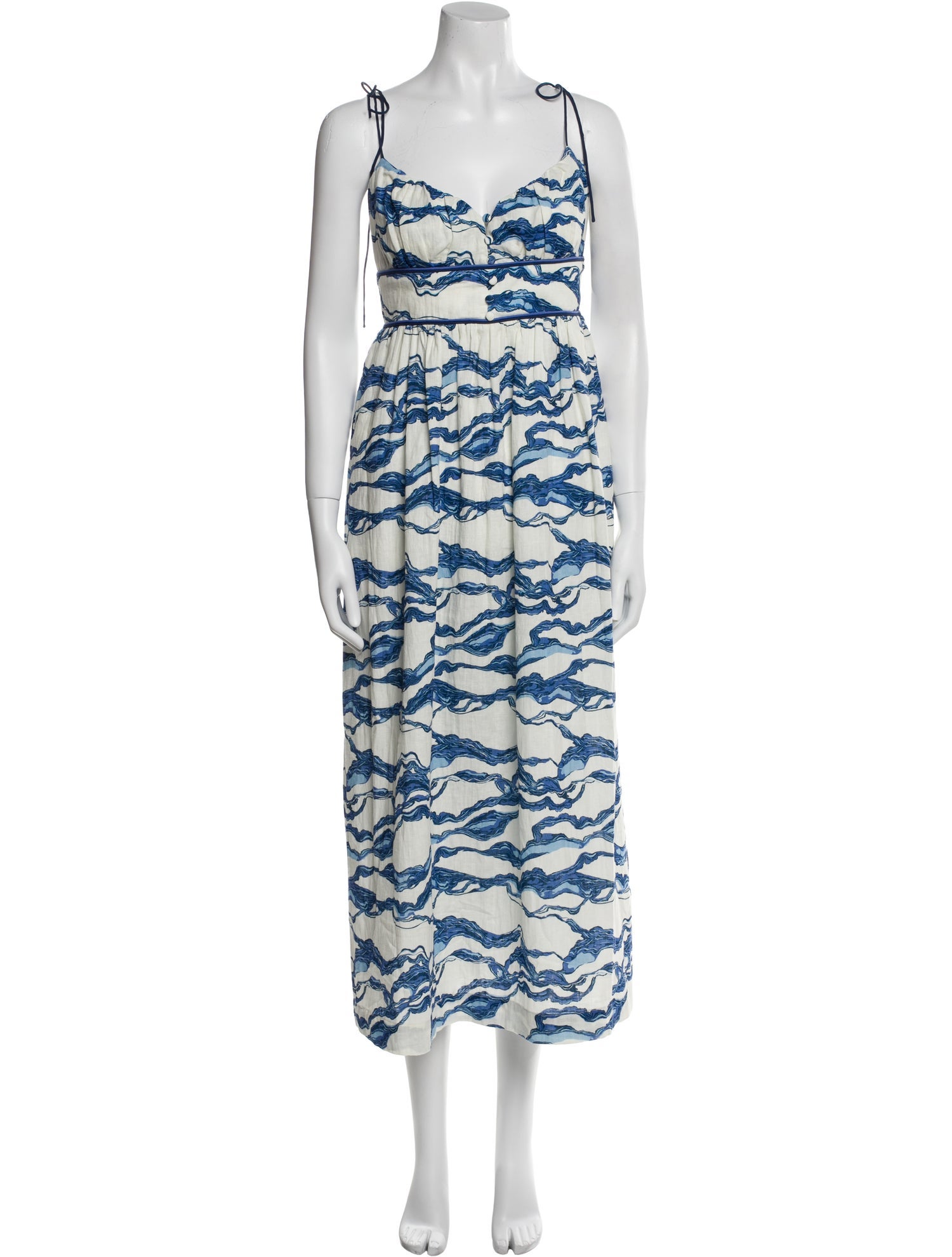 Hofmann Copenhagen Floral Print Long Dress w/ Tags