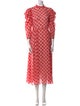 Hofmann Copenhagen Plaid Print Long Dress