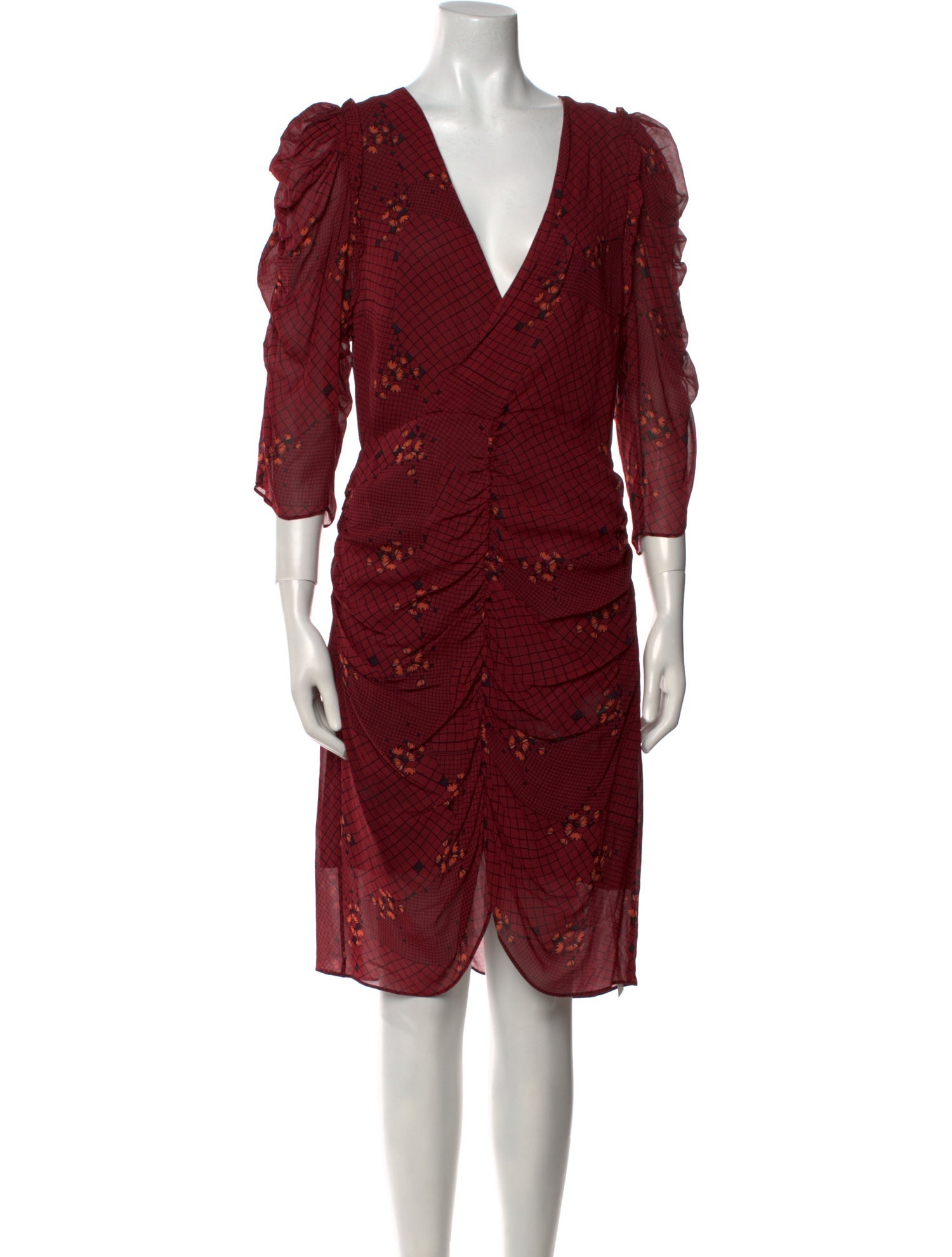 Hofmann Copenhagen V-Neck Knee-Length Dress