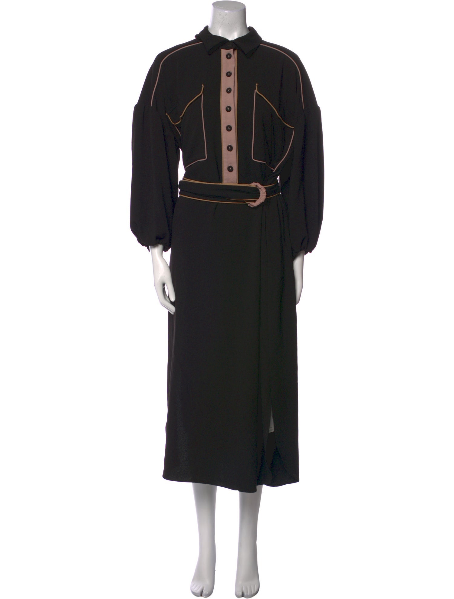 Hofmann Copenhagen Mock Neck Midi Length Dress