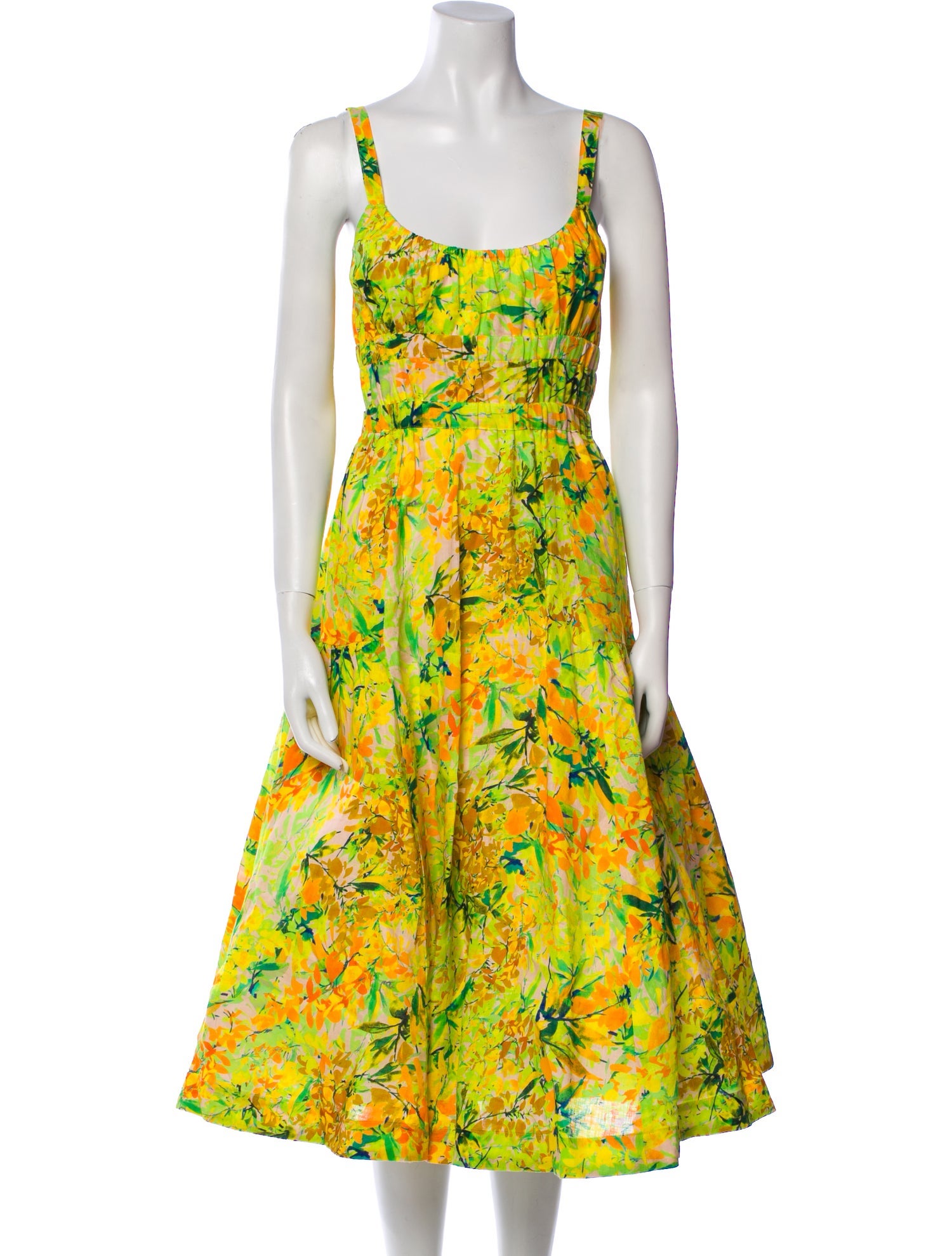 Hope For Flowers By Tracy Reese Linen Midi Length Dress w/ Tags