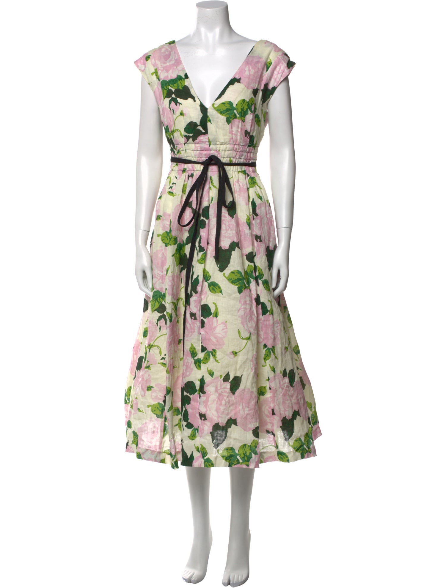 Hope For Flowers By Tracy Reese Linen Long Dress