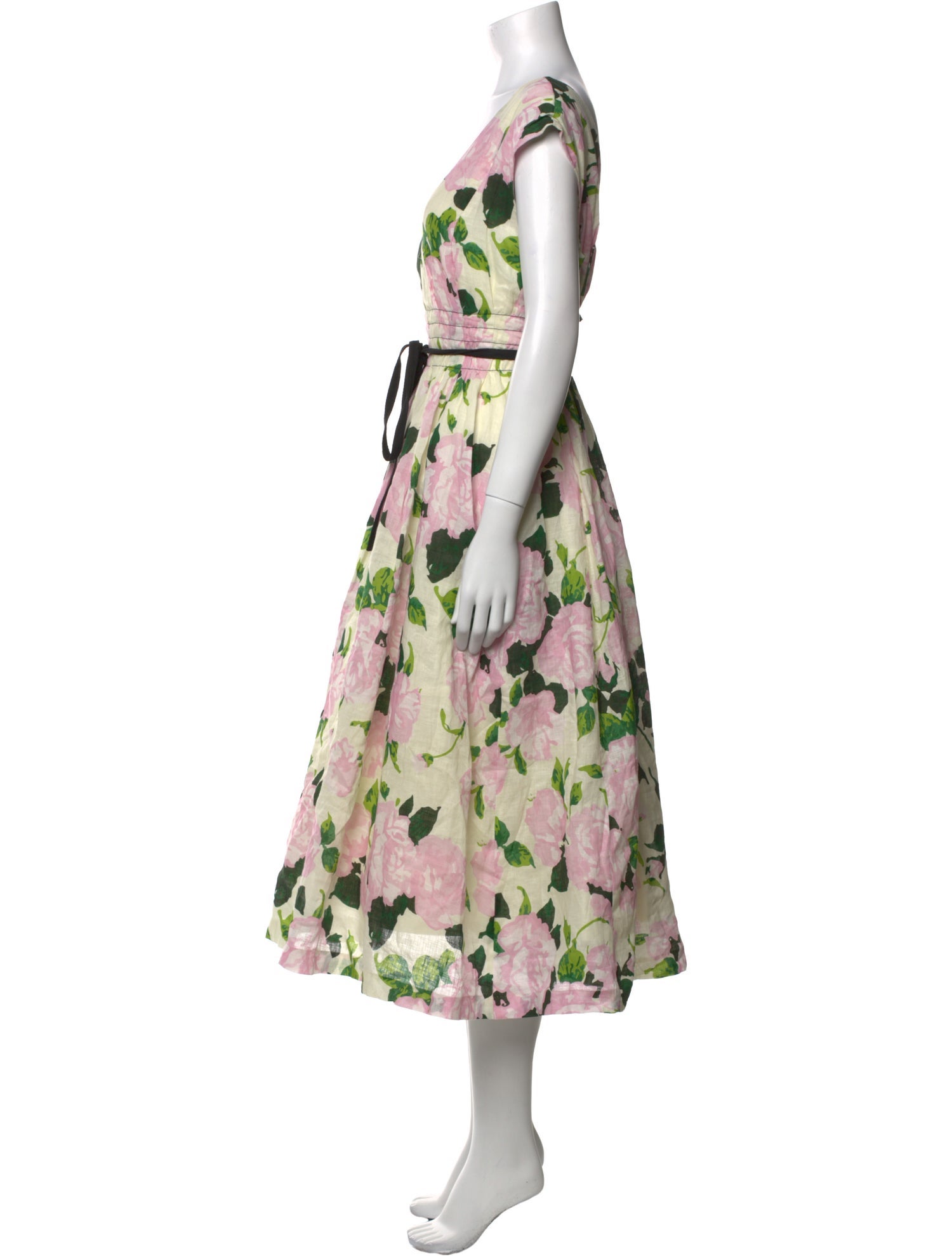 Hope For Flowers By Tracy Reese Linen Long Dress