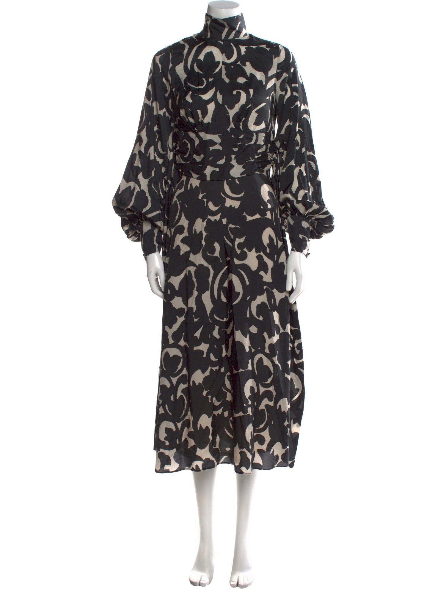 Hope For Flowers By Tracy Reese Printed Midi Length Dress