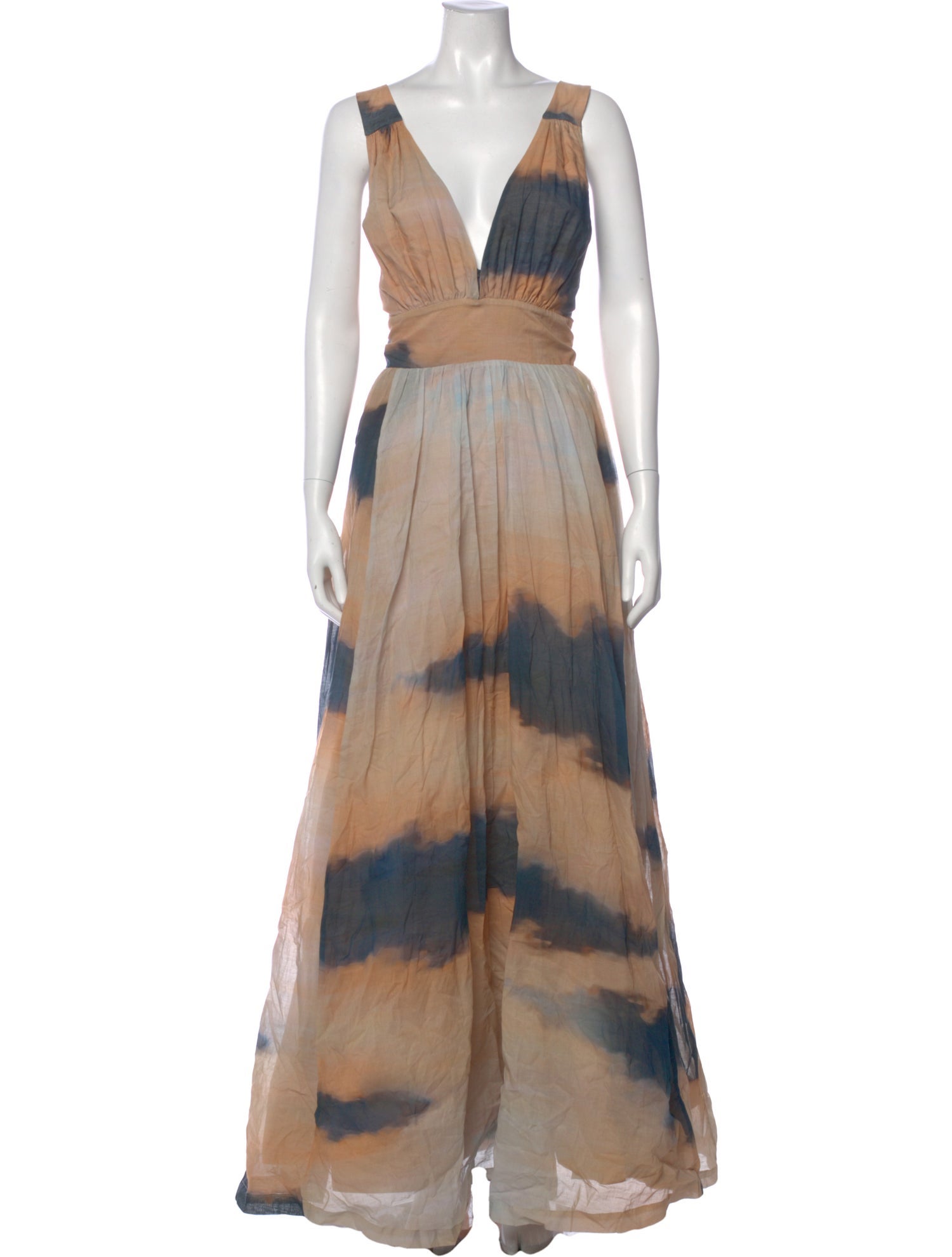 tie dye bridesmaid dresses Tie Dye Infinity Halter Dress main image 1
