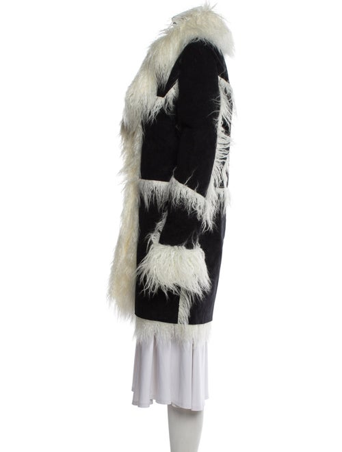 House of Fluff Printed Faux Fur Jacket