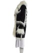 House of Fluff Printed Faux Fur Jacket