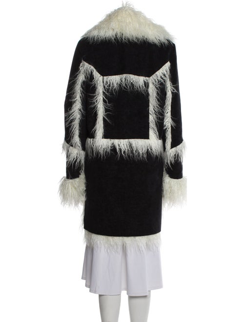 House of Fluff Printed Faux Fur Jacket