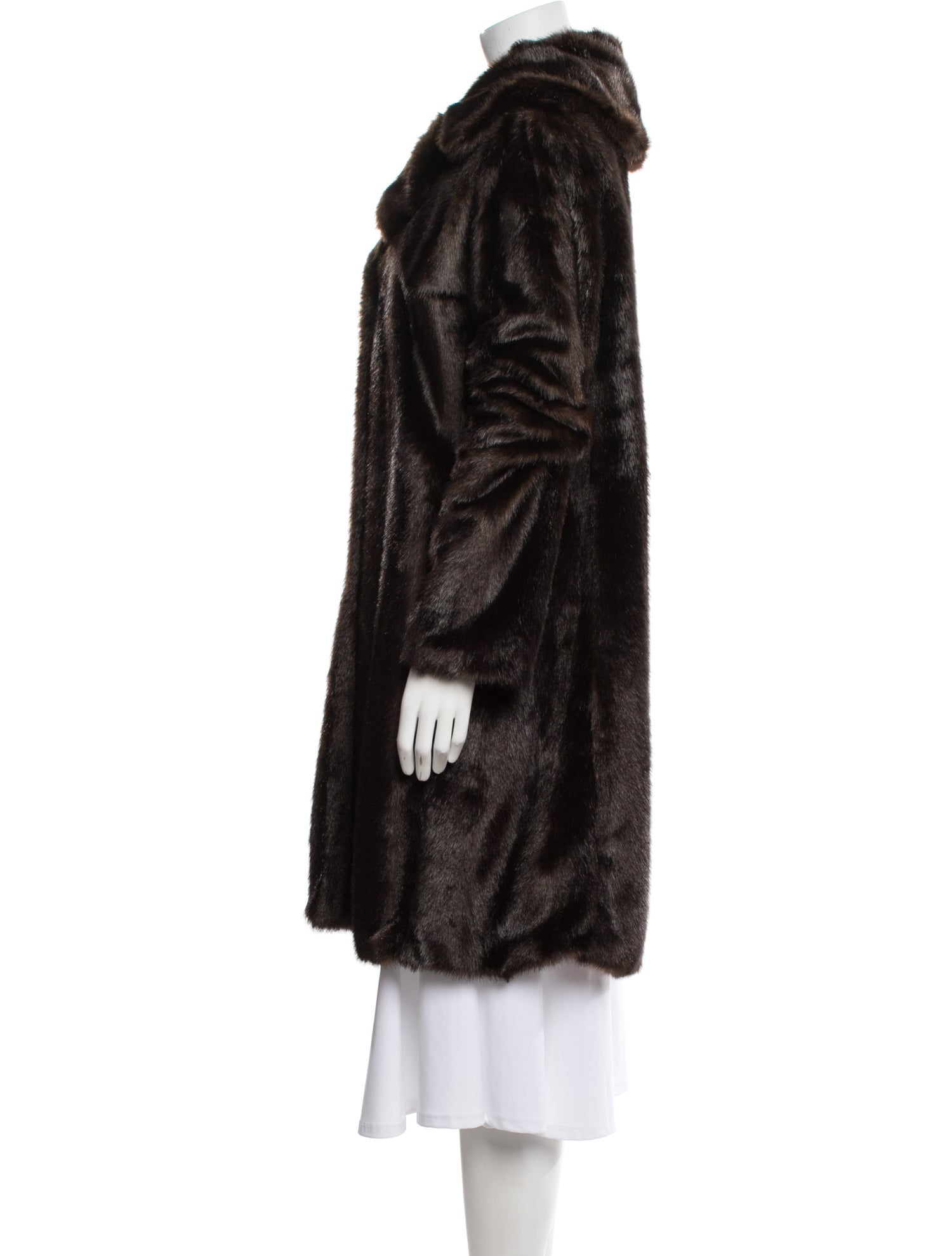 House of Fluff Faux Fur Faux Fur Coat