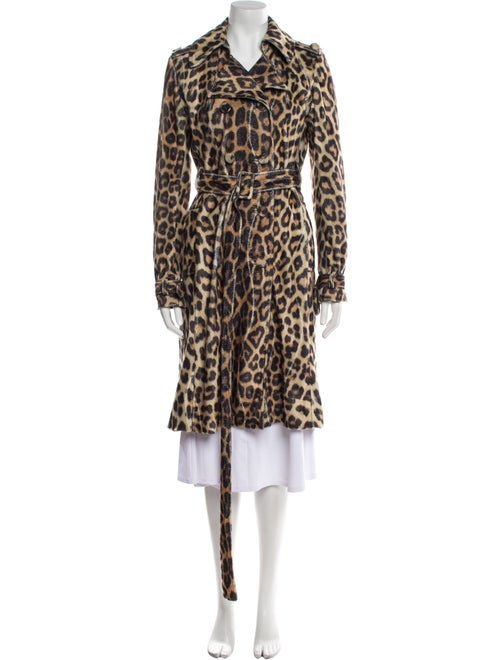 House of Fluff Animal Print Coat