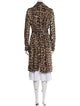 House of Fluff Animal Print Coat