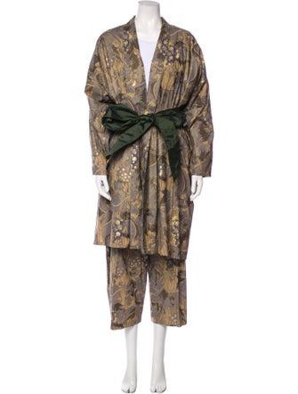 Hiroko Koshino Printed Dress Set