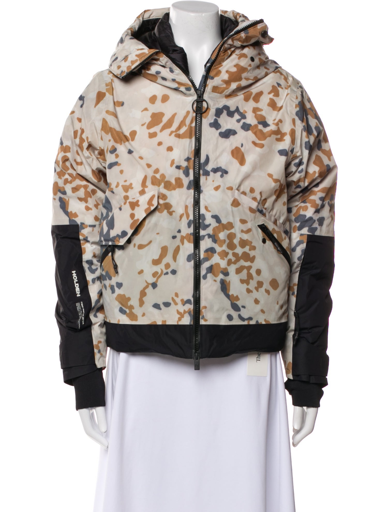 Holden Camouflage Print Down Jacket