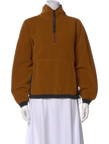 Pre-owned Holden Mock Neck Sweater In Orange