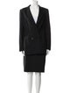 Holt Renfrew Wool Skirt Suit