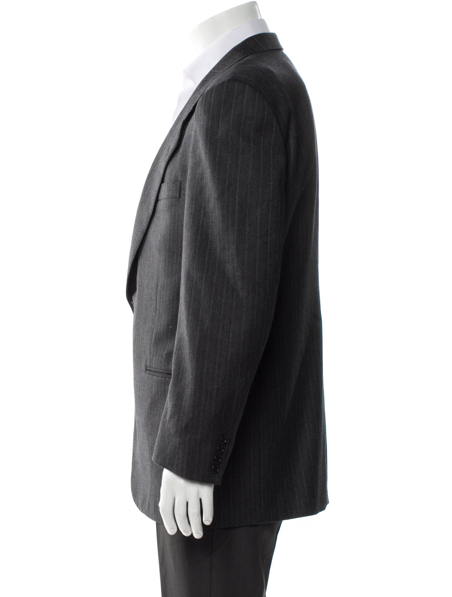 Holt Renfrew Wool Striped Blazer