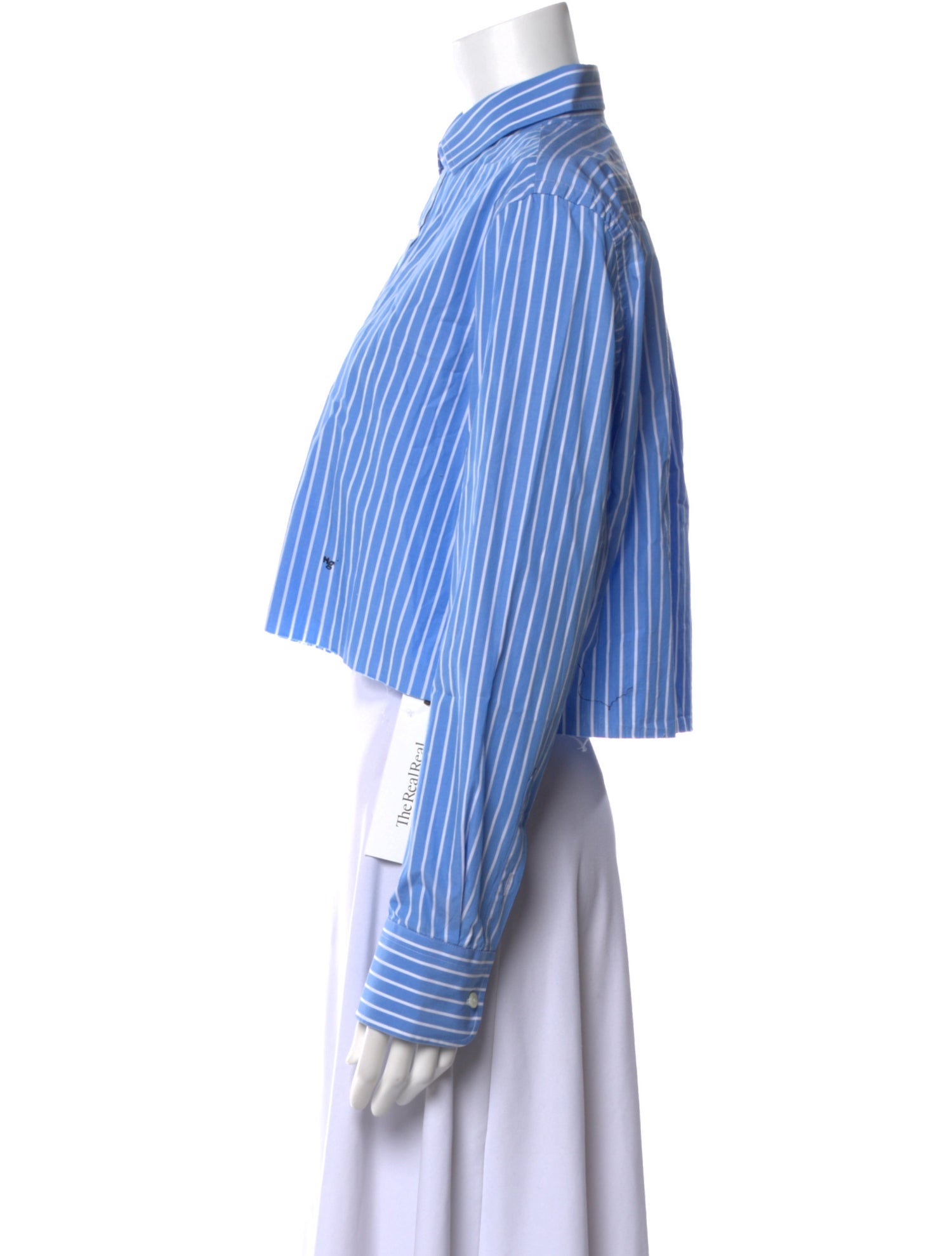 Hommegirls Striped Long Sleeve Crop Top