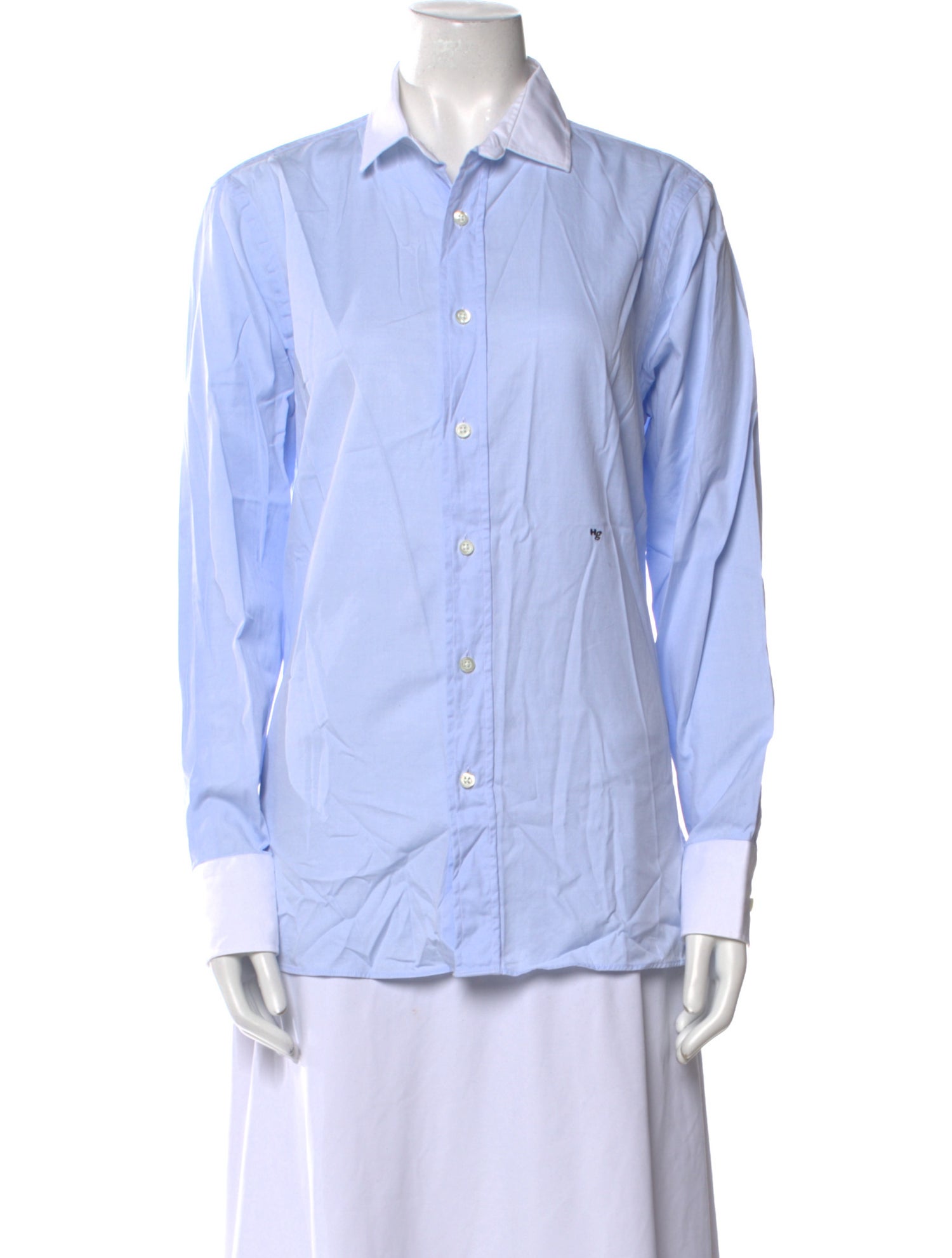 Hommegirls Long Sleeve Button-Up Top